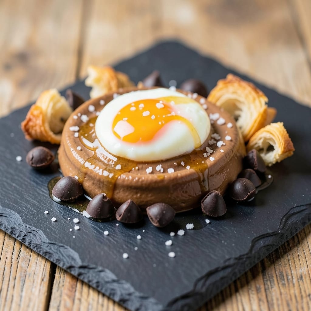 Breakfast Recipe With Egg and Chocolate: Crunchy Chocolate-Crusted Egg Bites