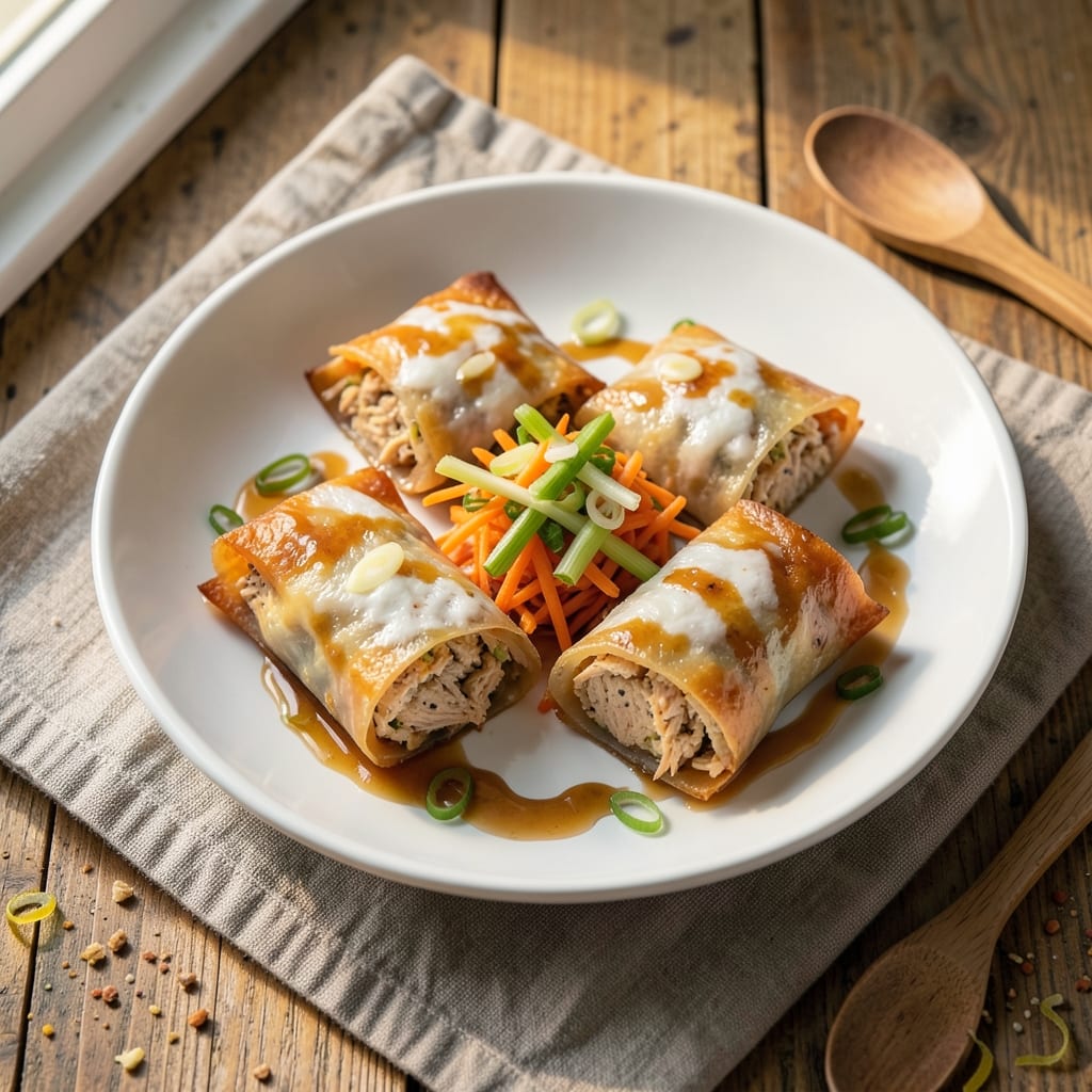 Chicken Egg Roll Recipe Without Cabbage: Carrot-Celery Crunch With Silky Scrambled Magic