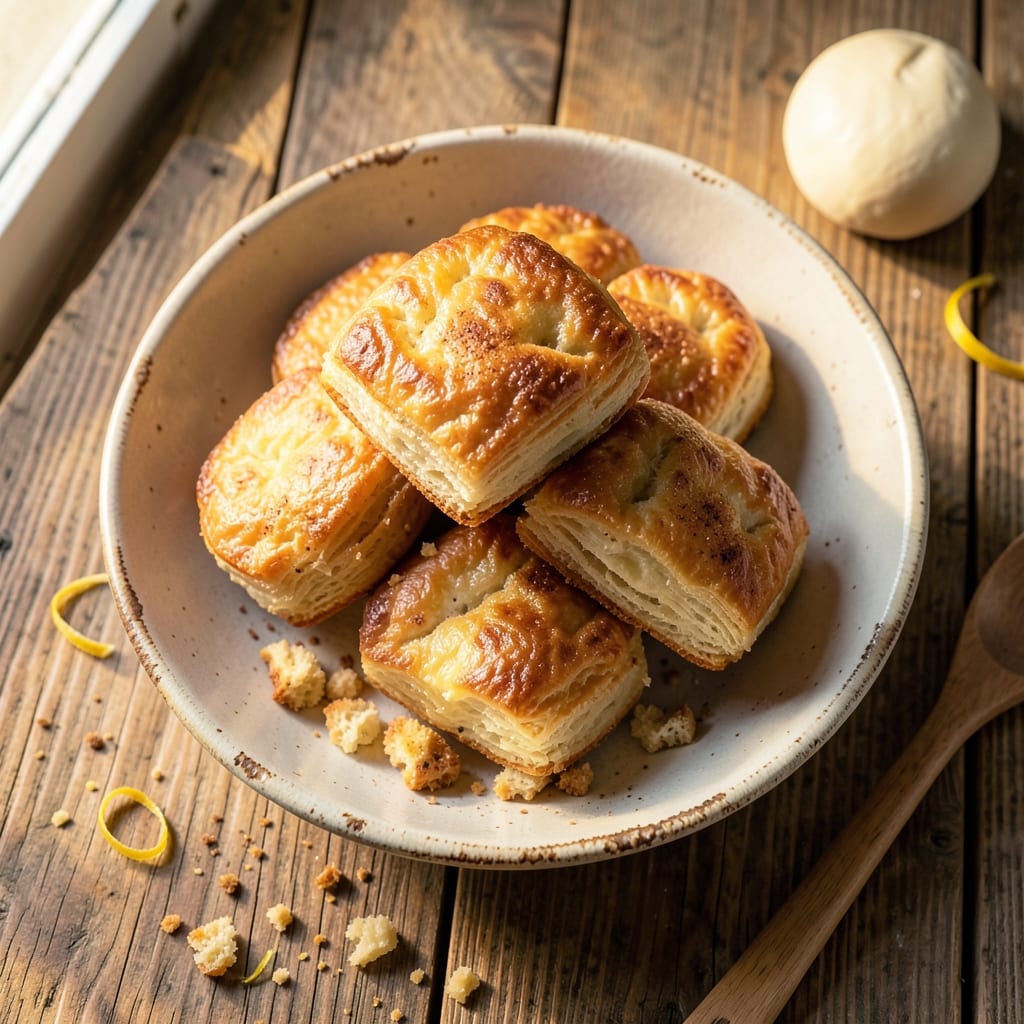 Chinese Egg Biscuit Recipe: Flaky Layers and Runny Yolk Magic