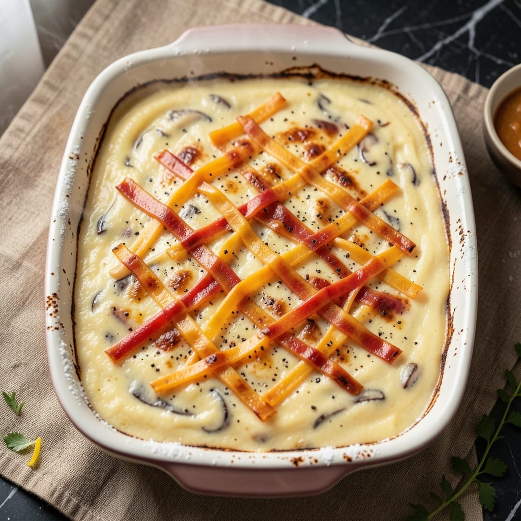 Egg Bake Recipe With Cream of Mushroom Soup: Savory Mushroom-Cream Casserole Magic
