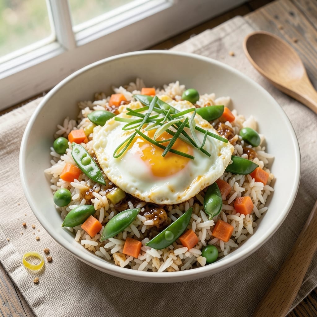 Easy Fried Rice Recipe with Egg and Soy Sauce: One-Pan Umami-Packed Meal in 20 Minutes