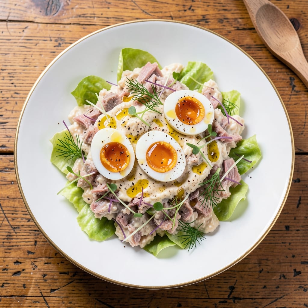 Duck Egg Salad Recipe: Rich Yolk Rivers and Herby Crunch