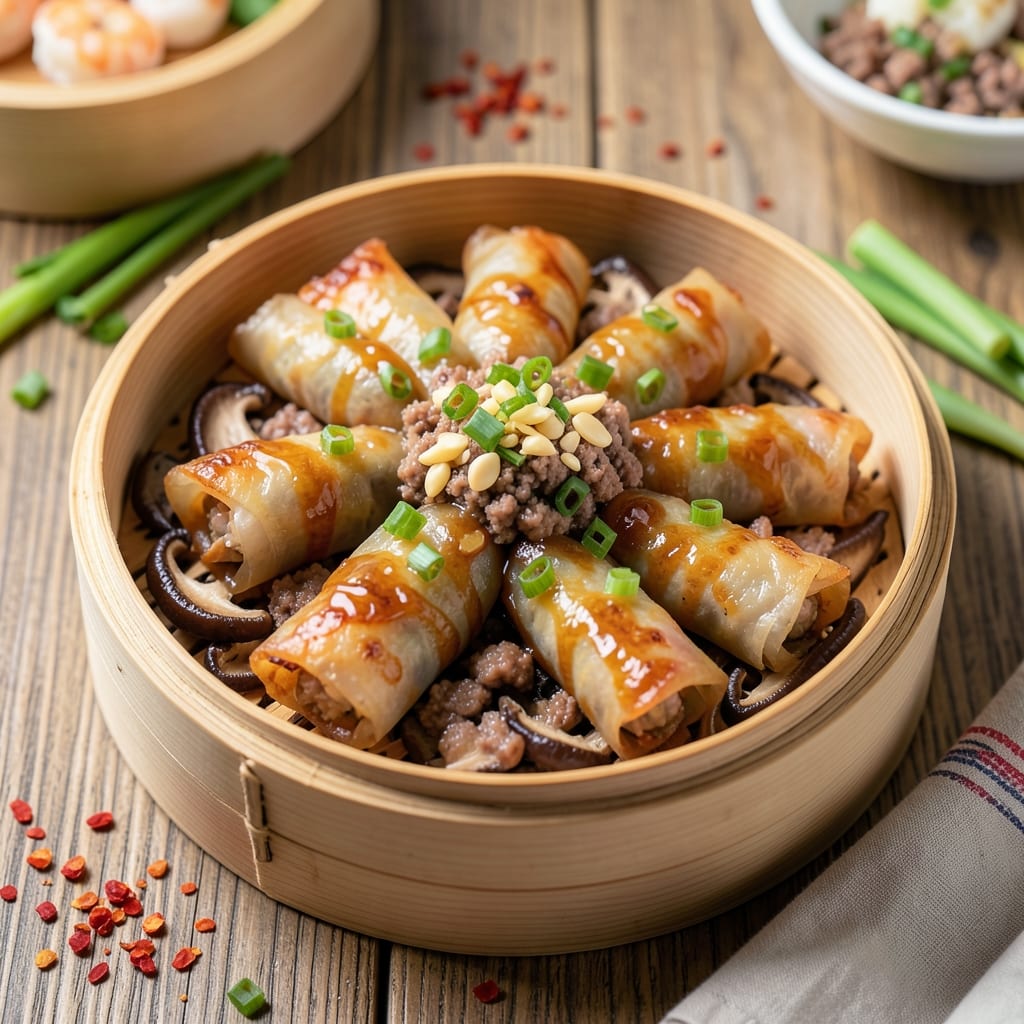 Chinese New Year Egg Roll Recipe: Festive Wonton Cups With Silky Scrambled Centers