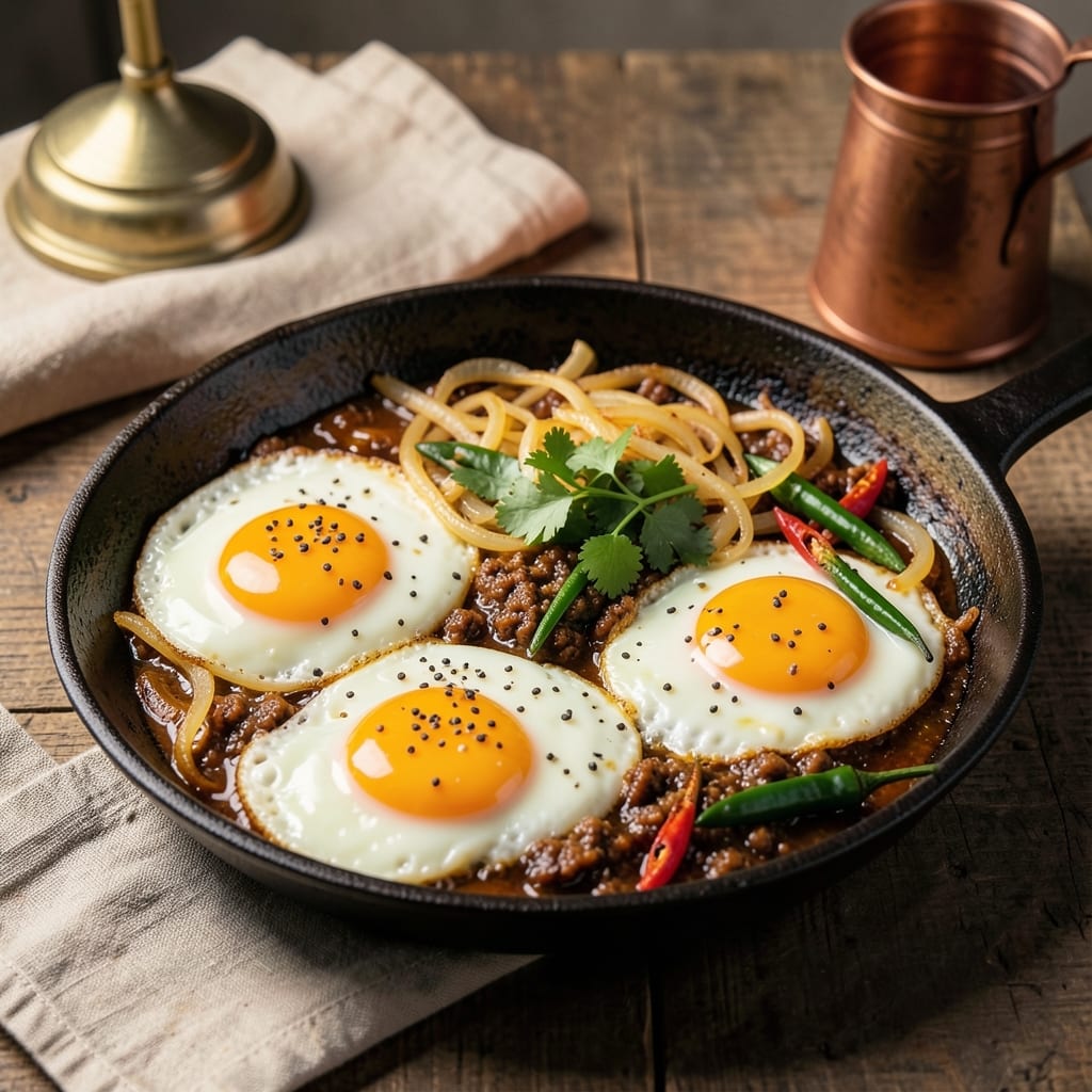 Dhaba-Style Egg Tadka Recipe: Spiced Butter and Herb Infusion Magic