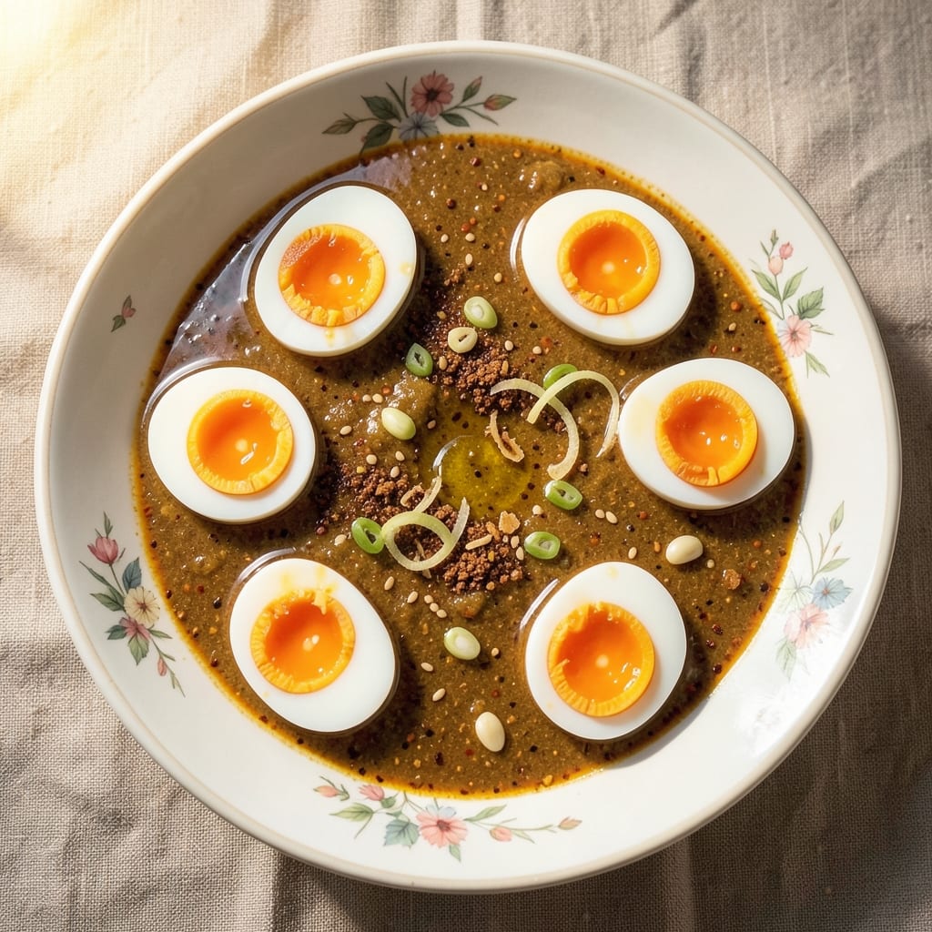 Cut Egg Curry Recipe: Spiced Coconut Simmer With Runny Yolk Magic
