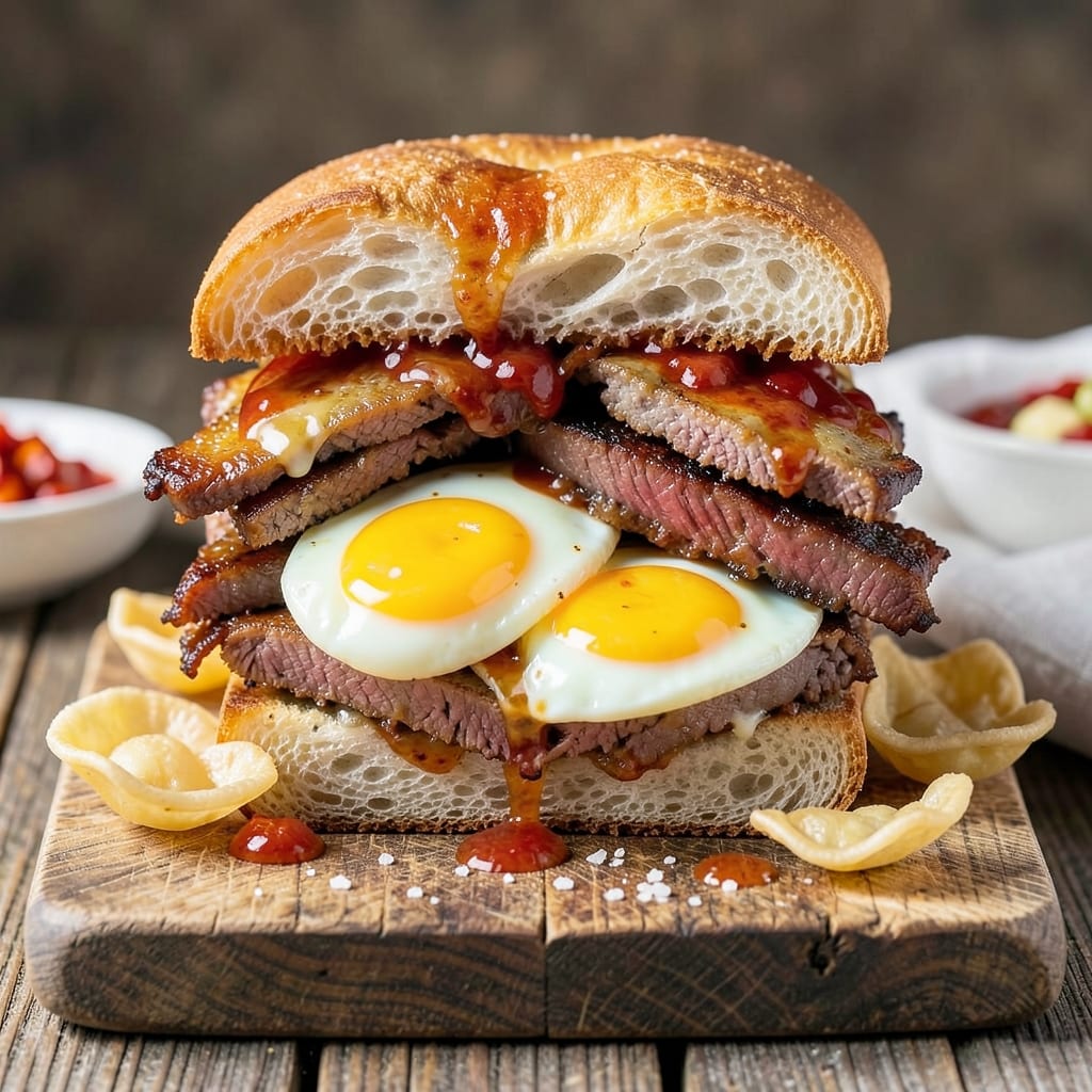 Corned Beef Egg Sandwich Hong Kong Recipe: Crispy Wonton Cups With Runny Yolk Rivers