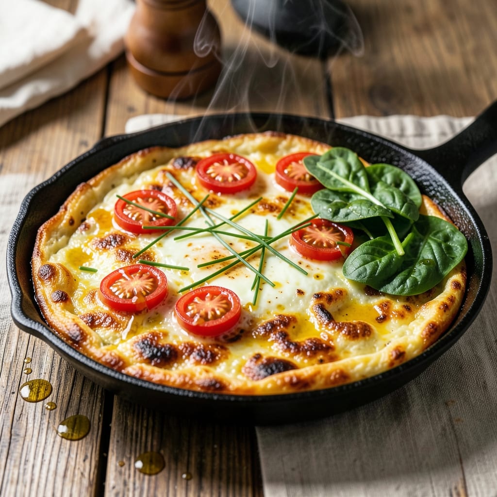 Baked Egg Omelet Recipe: Fluffy Centers and Crispy Golden Edges