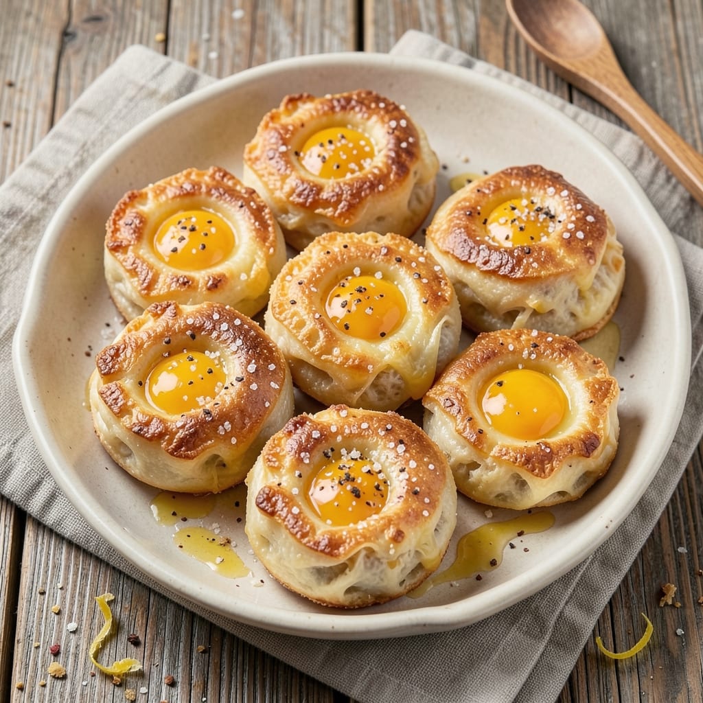Baked Salted Egg Yolk Buns Recipe: Crispy Wonton Shells With Ultra-Runny Centers