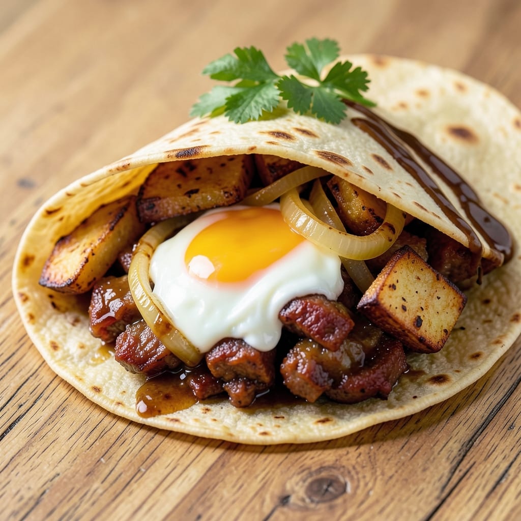 Chorizo Egg and Potato Burrito Recipe: Smoky Spice-Packed Breakfast Wrap