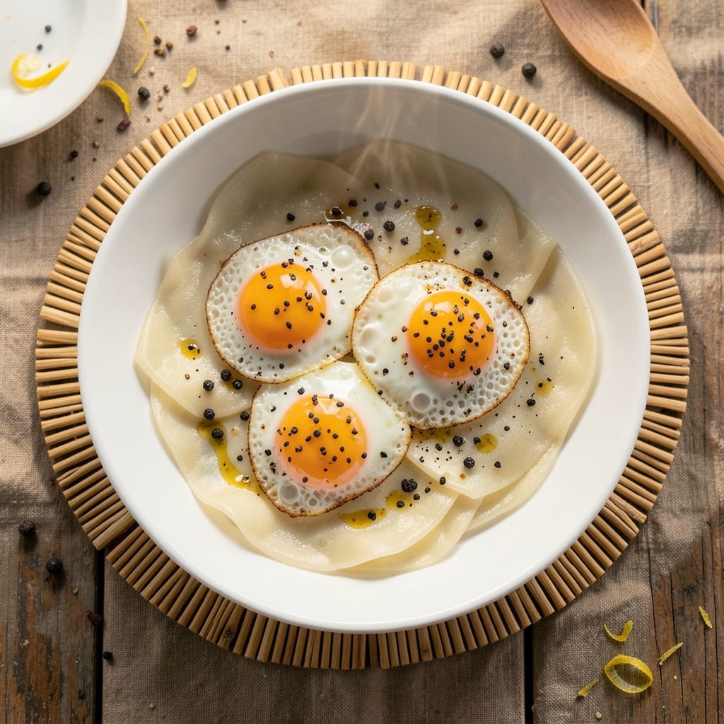 Egg Bhapa Recipe: Steamed Wonton Cups With Silky Egg Ribbons