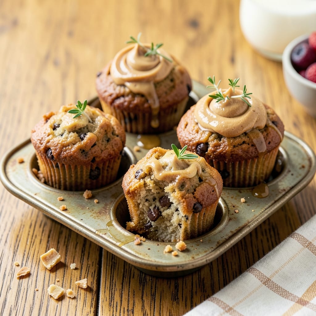 Banana Egg Peanut Butter Muffins Recipe: Moist, Fudgy, and Protein-Packed
