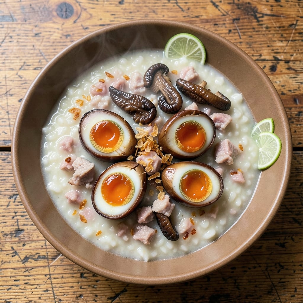 Century Egg Minced Pork Porridge Recipe: Umami-Rich Silken Texture With Preserved Egg Depth