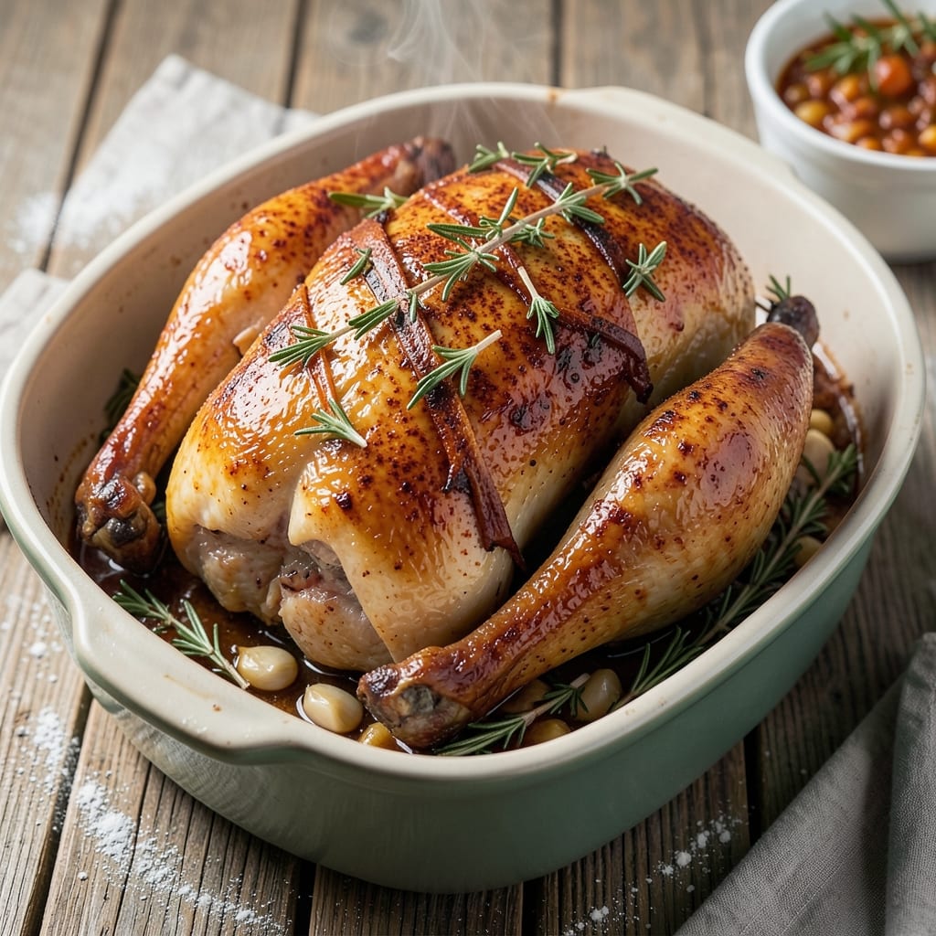 Big Green Egg Vertical Chicken Roaster Recipe: Smoky Crispy Skin and Juicy Core in One Fire