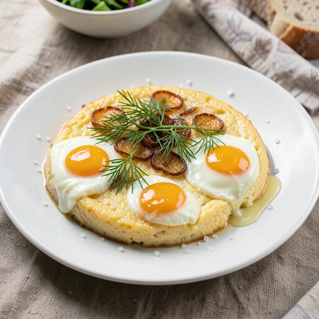 Baked Yogurt And Egg Recipe: Fluffy Clouds With Golden Yolk Rivers