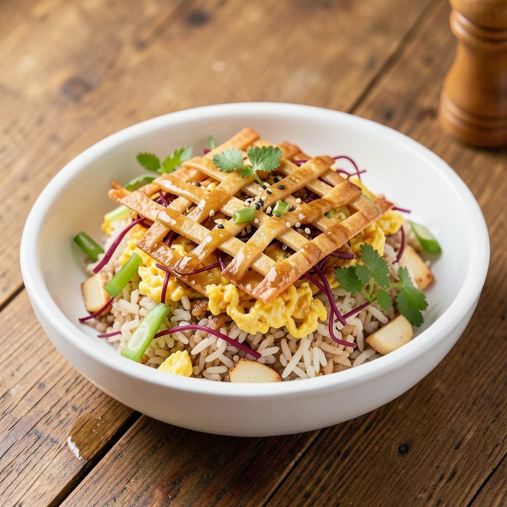 Best Ever Egg Fried Rice Recipe: Wonton-Crusted Crunch Meets Silky Scrambled Magic