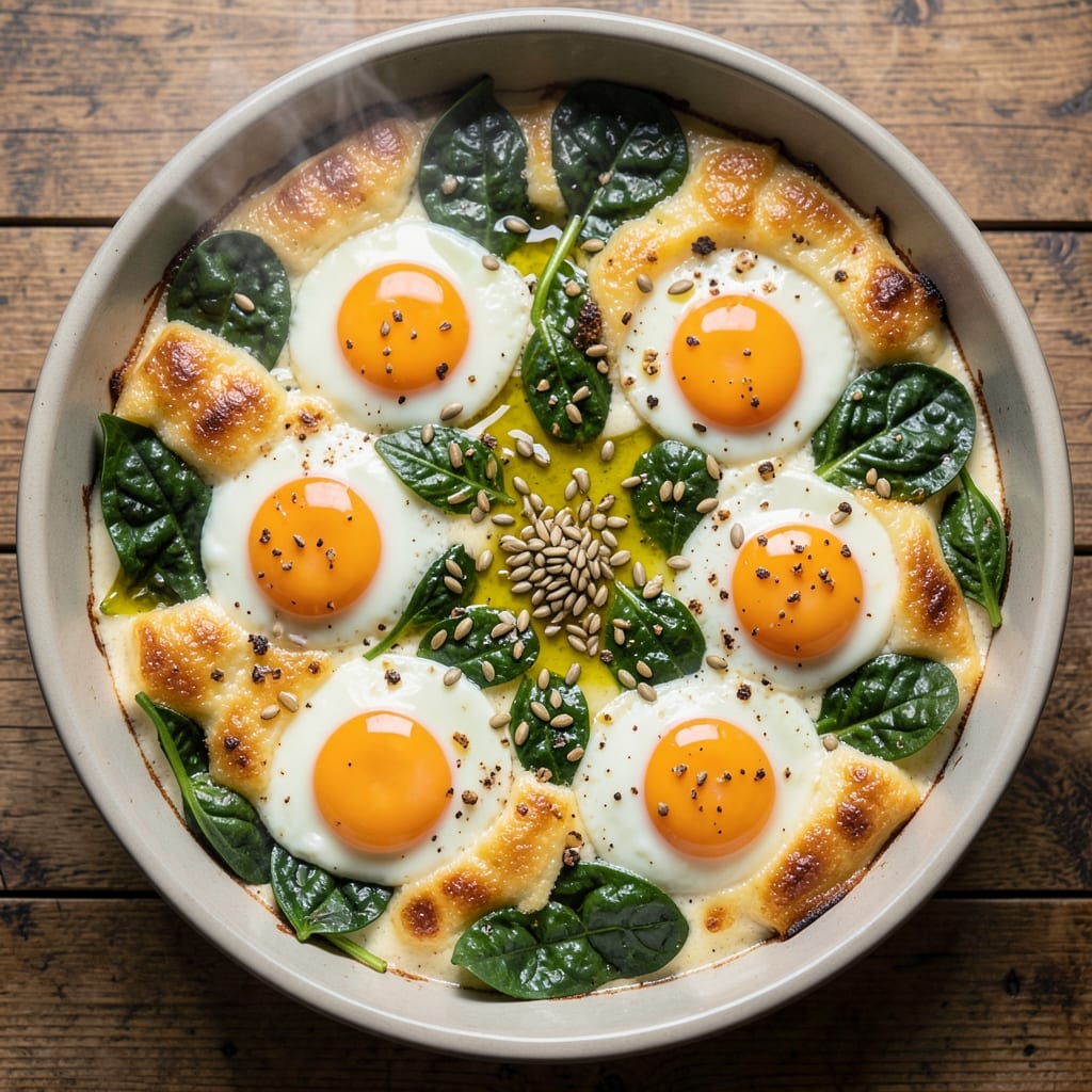 Egg Bake Recipe No Milk: Dairy-Free Crispy Top and Runny Yolk Magic