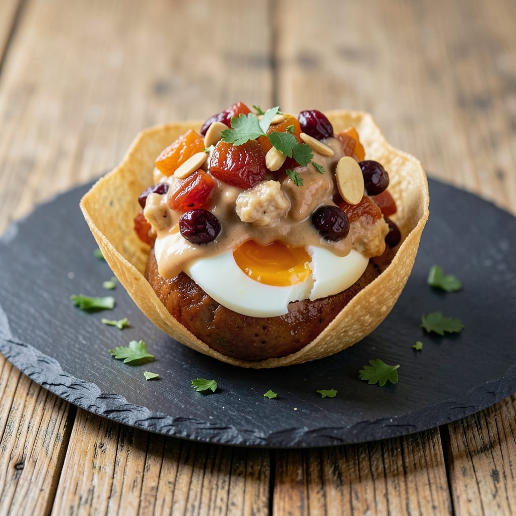 Coronation Chicken Scotch Eggs Recipe: Crispy Wonton Crust With Runny Yolk Magic