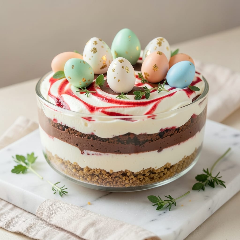 Easter Egg Cheesecake Recipe No-Bake: Festive Swirls Without the Oven