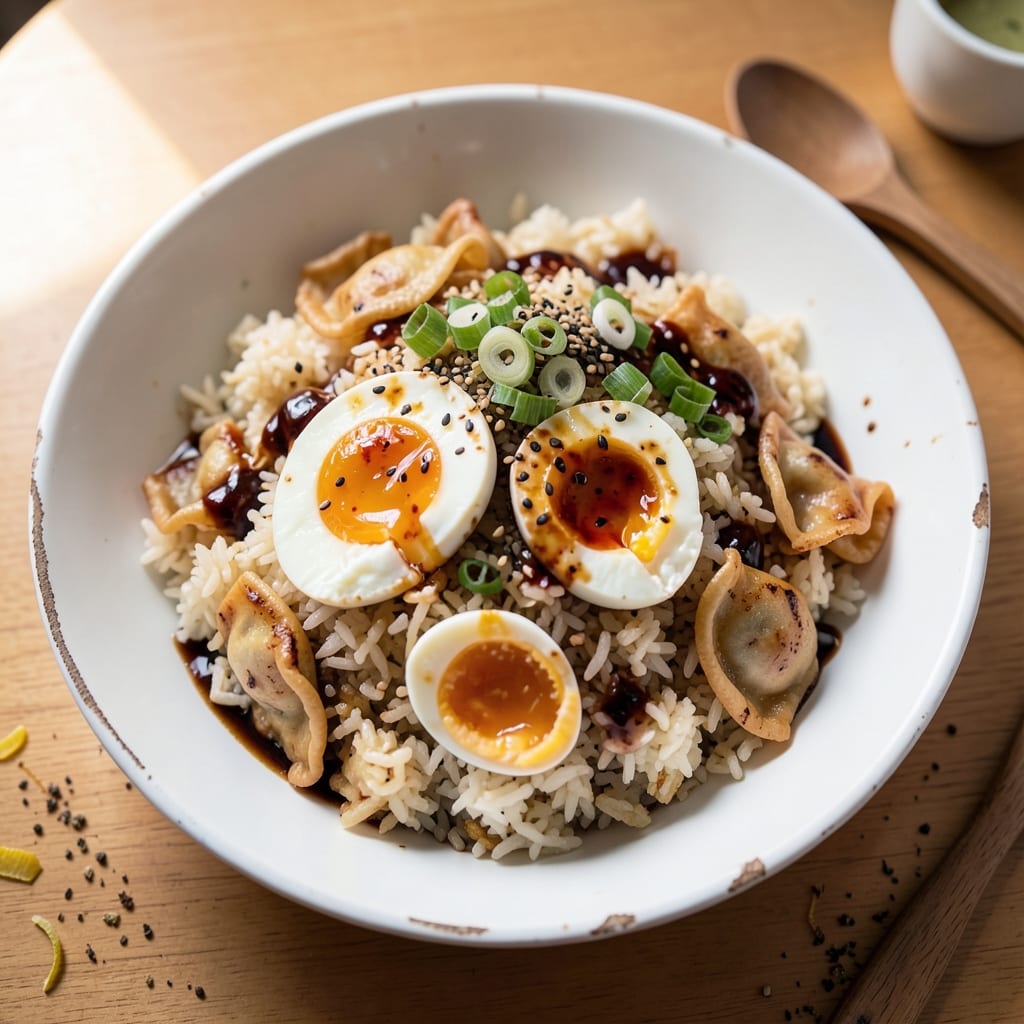 Chowking Egg Fried Rice Recipe: Wonton-Crusted Bites With Runny Yolk Surprises