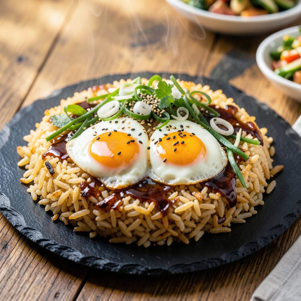 Benihana Egg Fried Rice Recipe: Scrambled Egg Clouds Over Savory Rice
