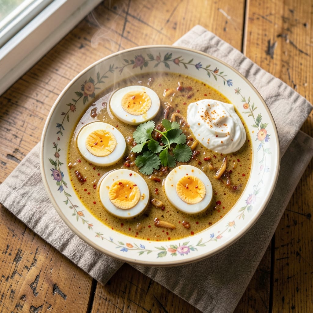 Boiled Egg Indian Curry Recipe: Spiced Yogurt and Turmeric Infusion Magic