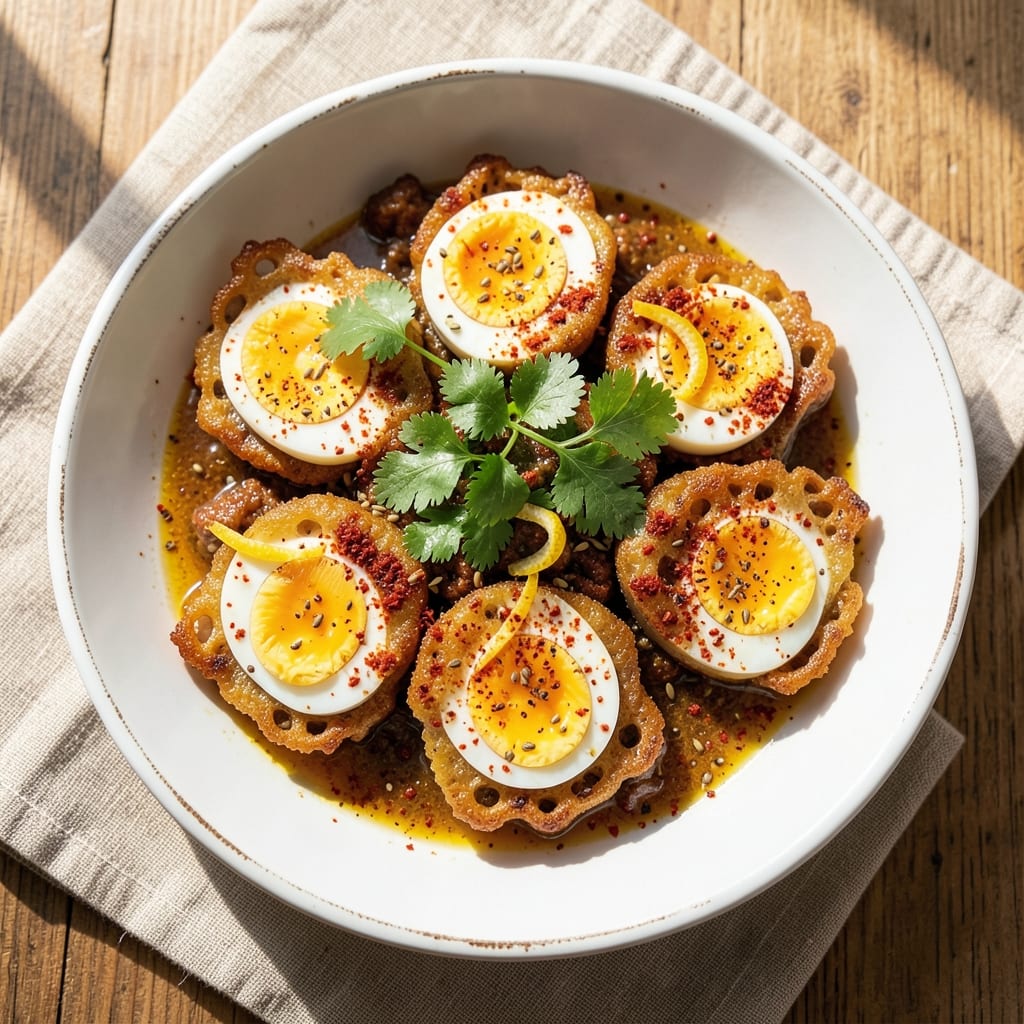 Boiled Egg Masala Fry Recipe: Spiced Crunch With Runny Yolk Magic