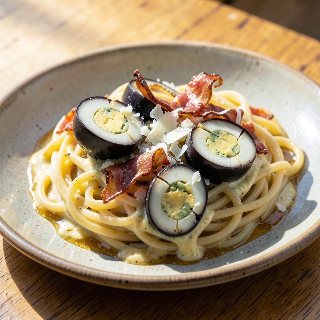 Century Egg Carbonara Recipe: Umami-Rich Pasta With Bold Eggy Depth