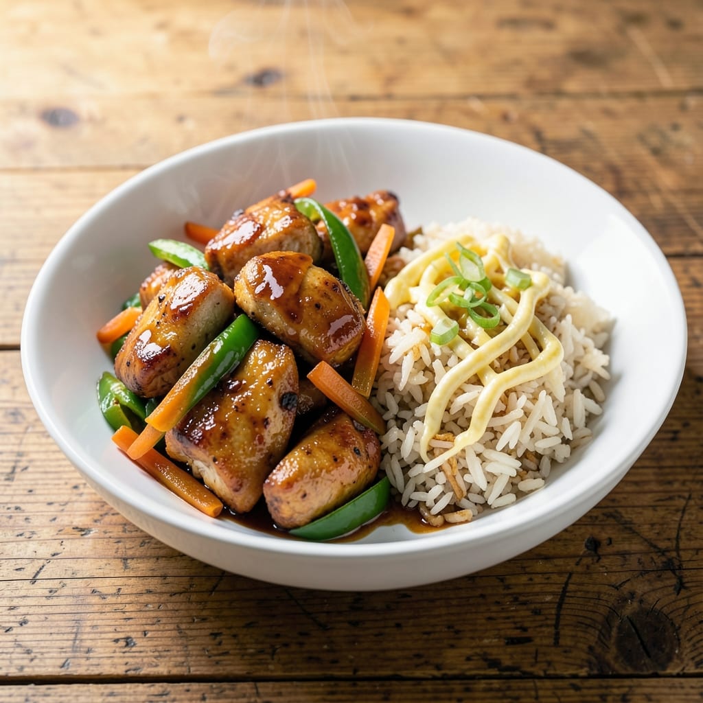 Chicken Stir Fry With Egg Fried Rice Recipe: One-Pan Fusion Feast in 30 Minutes