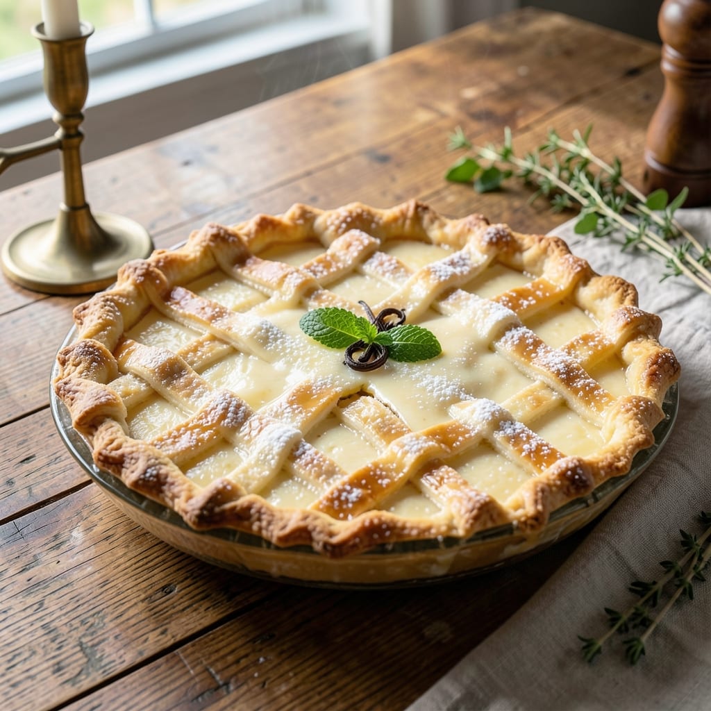 Betty Crocker Egg Custard Pie Recipe: Classic Vanilla Cream Filling in Crispy Crust