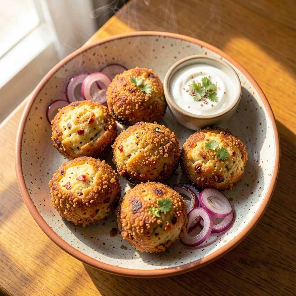 Indian Egg Balls Recipe: Spiced Wonton Crust With Runny Yolk Magic