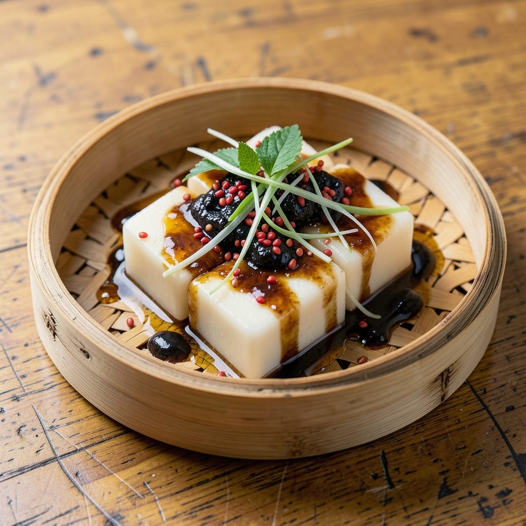 Cold Tofu Century Egg Recipe: Umami-Packed Bites with Silky Silken Tofu