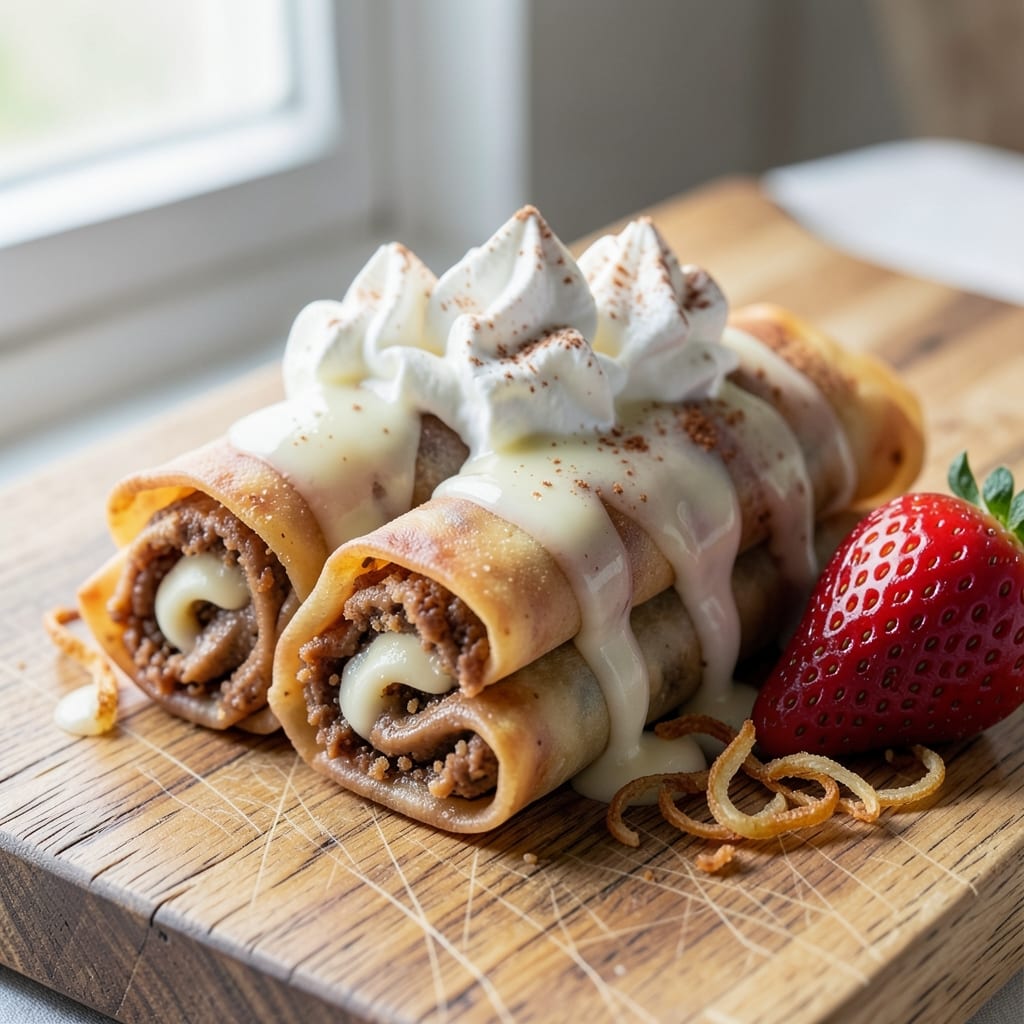 Cookie Dough Egg Roll Recipe: Crispy Wonton Cups Filled With Gooey Sweet Centers
