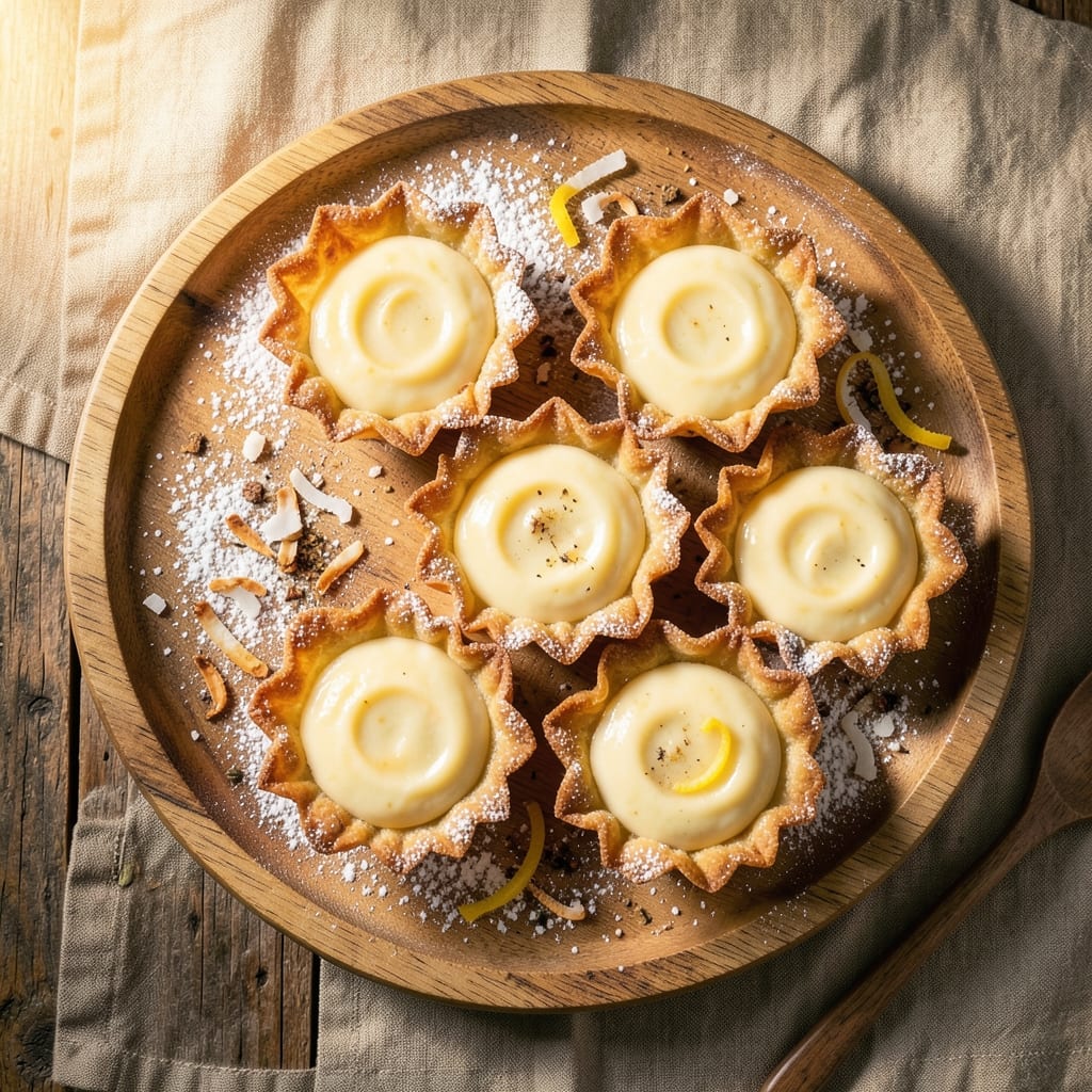 Creamy Egg Pie Recipe Pinoy: Crispy Wonton Cups with Silky Coconut Curds