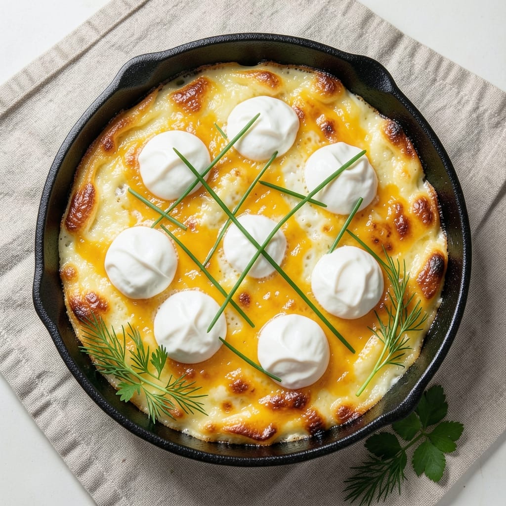 Egg Bake Recipe No Meat: Cheesy Herb Clouds With Golden Yolk Rivers