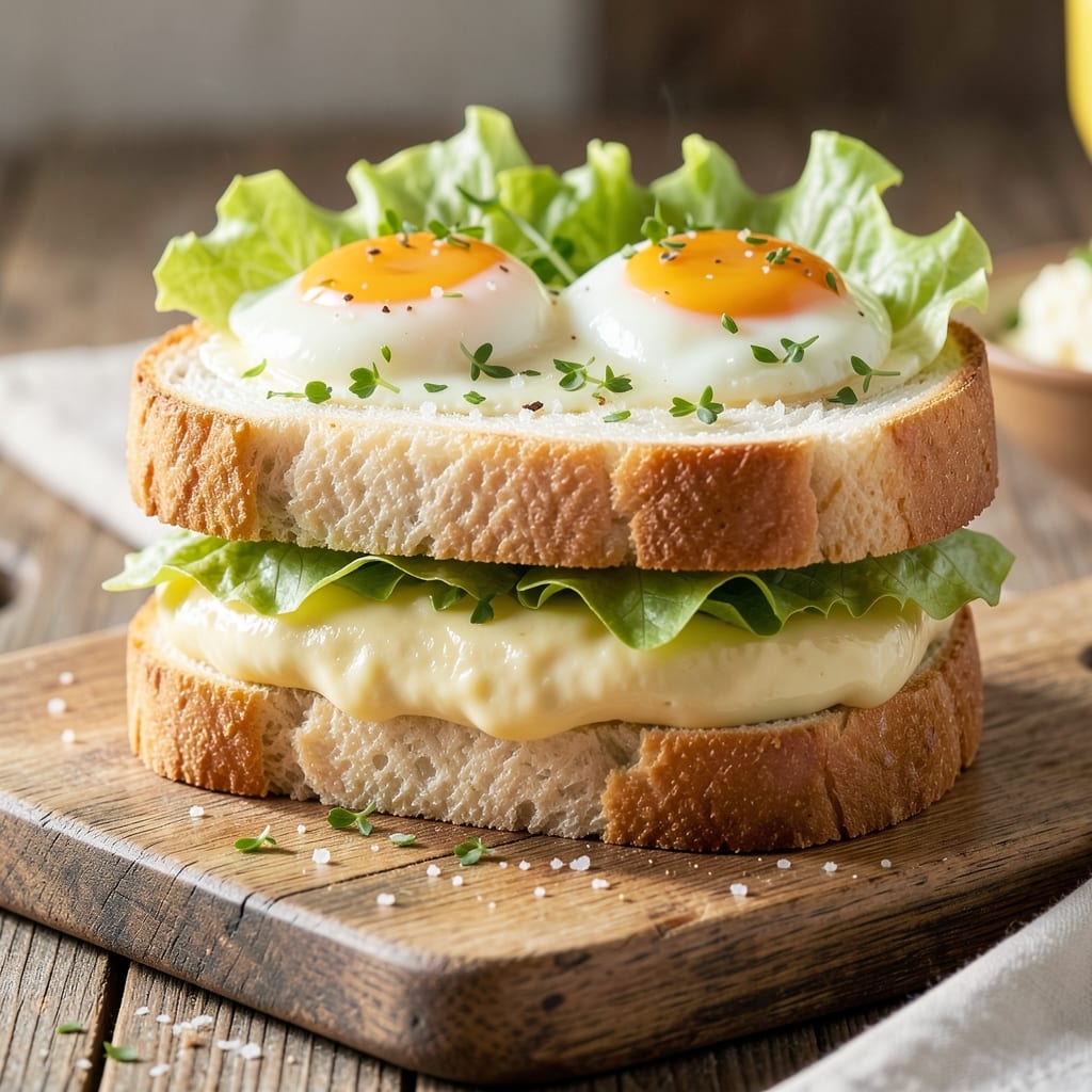 Egg And Salad Cream Sandwich Recipe: British Tea Time Elegance in 5 Minutes