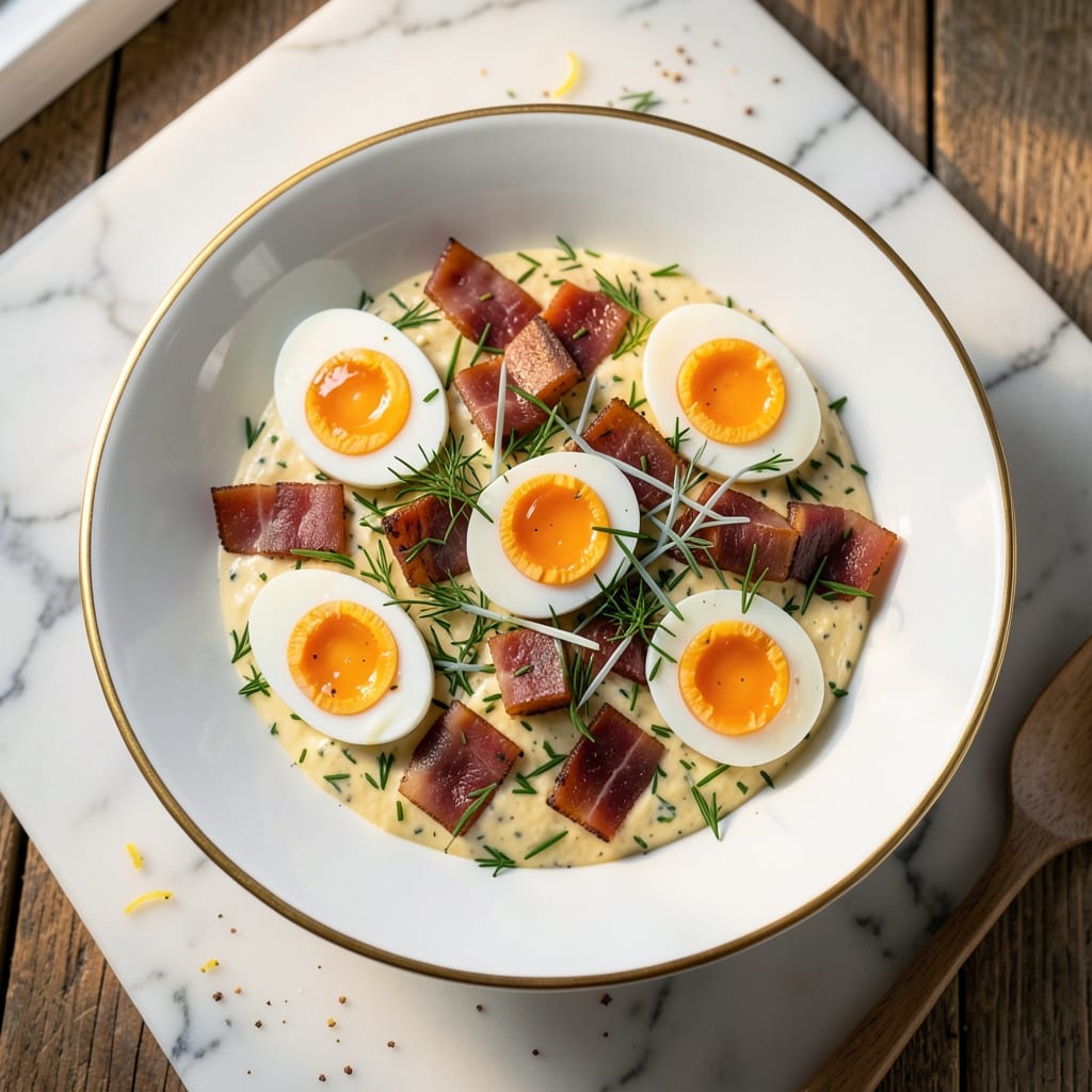 Deviled Ham and Egg Salad Recipe: Crispy-Crusted Bites With Herbed Yolk Magic