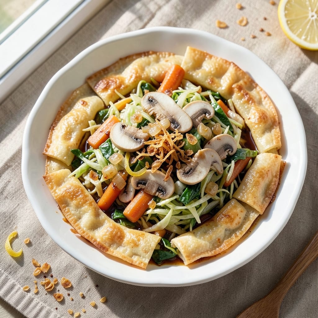 Baked Egg Foo Young Recipe: Golden Wonton Crust Meets Savory Scrambled Hearts