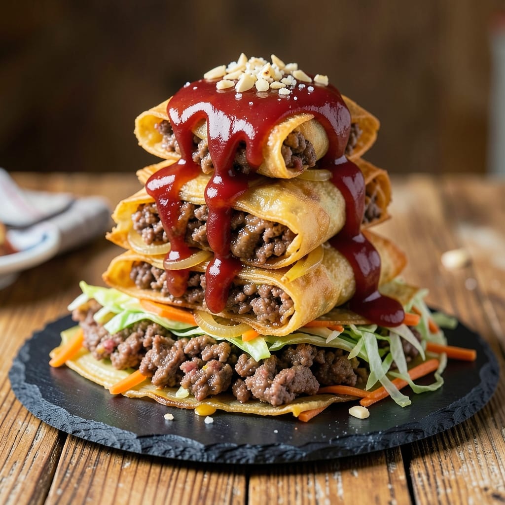 Cheeseburger Egg Rolls Disney World Recipe: Disney-Style Bites With Juicy Beef and Cheese