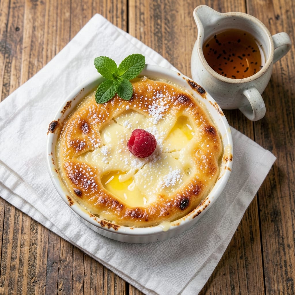 Baked Egg Pudding Recipe: Silky Vanilla Custard With Caramelized Top