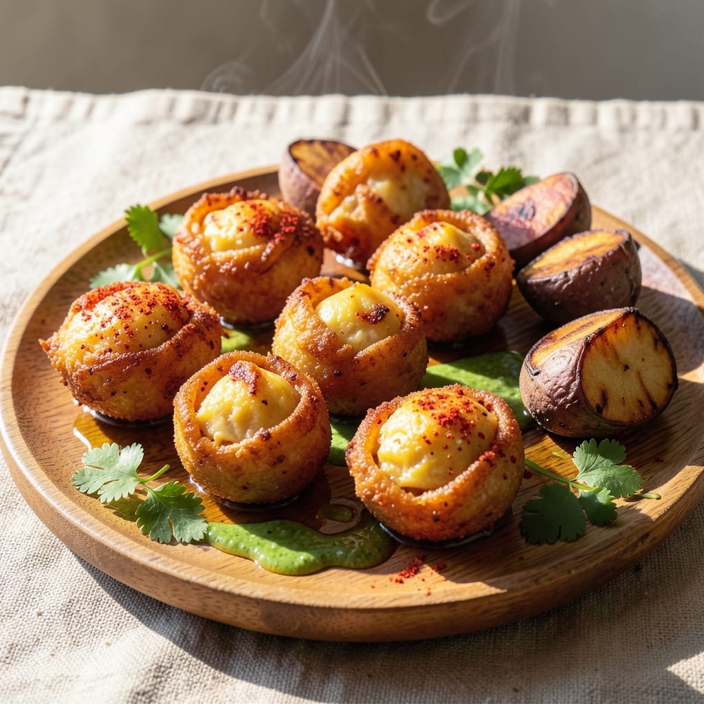 Egg Bajji Recipe in Telugu: Spiced Potato and Egg Bites With Golden Crisp Edges