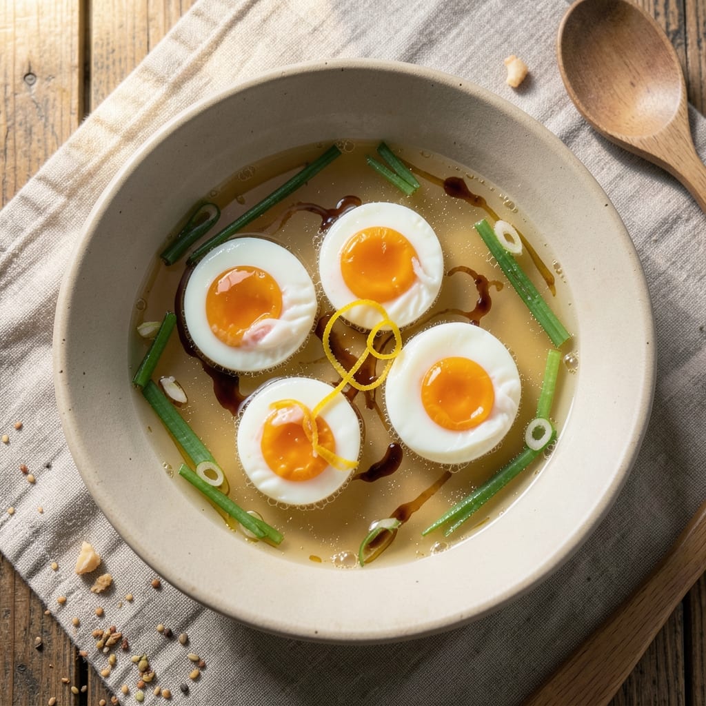 Chinese Egg Drop Soup Recipe Video: Silky Ribbons and Fragrant Ginger Heat