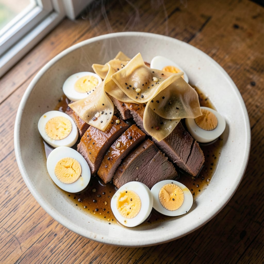 Corned Beef with Egg Filipino Recipe: Crispy Wonton Cups with Silky Scrambled Centers