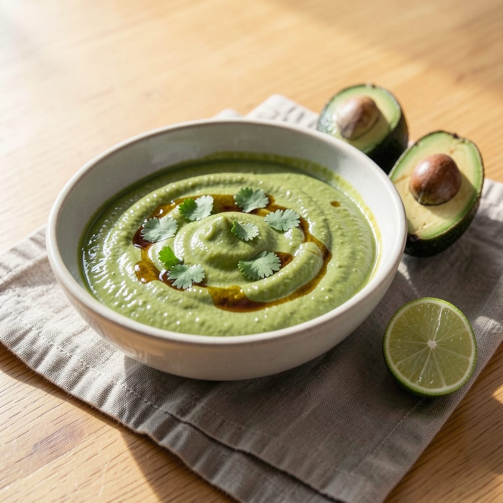 Avocado Egg Roll Sauce Recipe: Creamy Avocado-Lime Dip With Zesty Kick