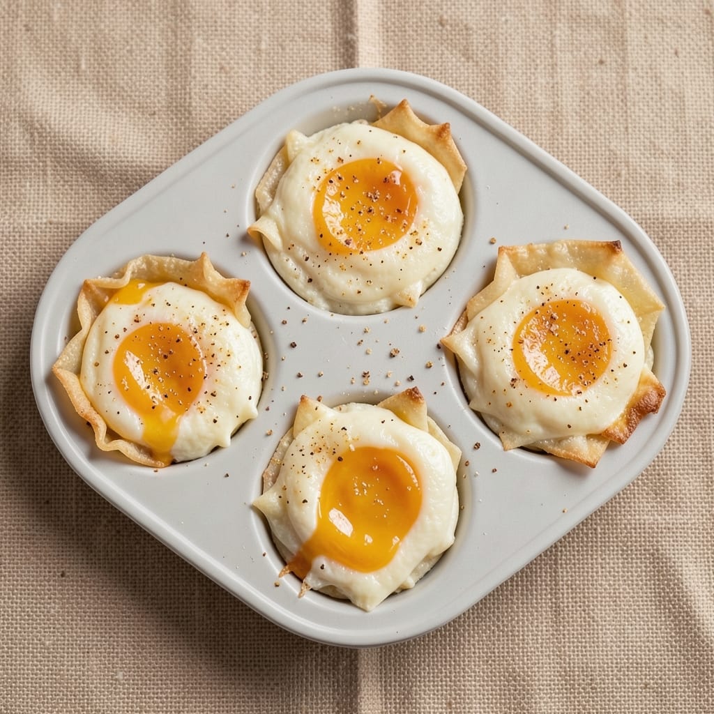 Dash Egg Bite Maker Recipe: Mini Breakfast Cups With Crispy Wonton Shells