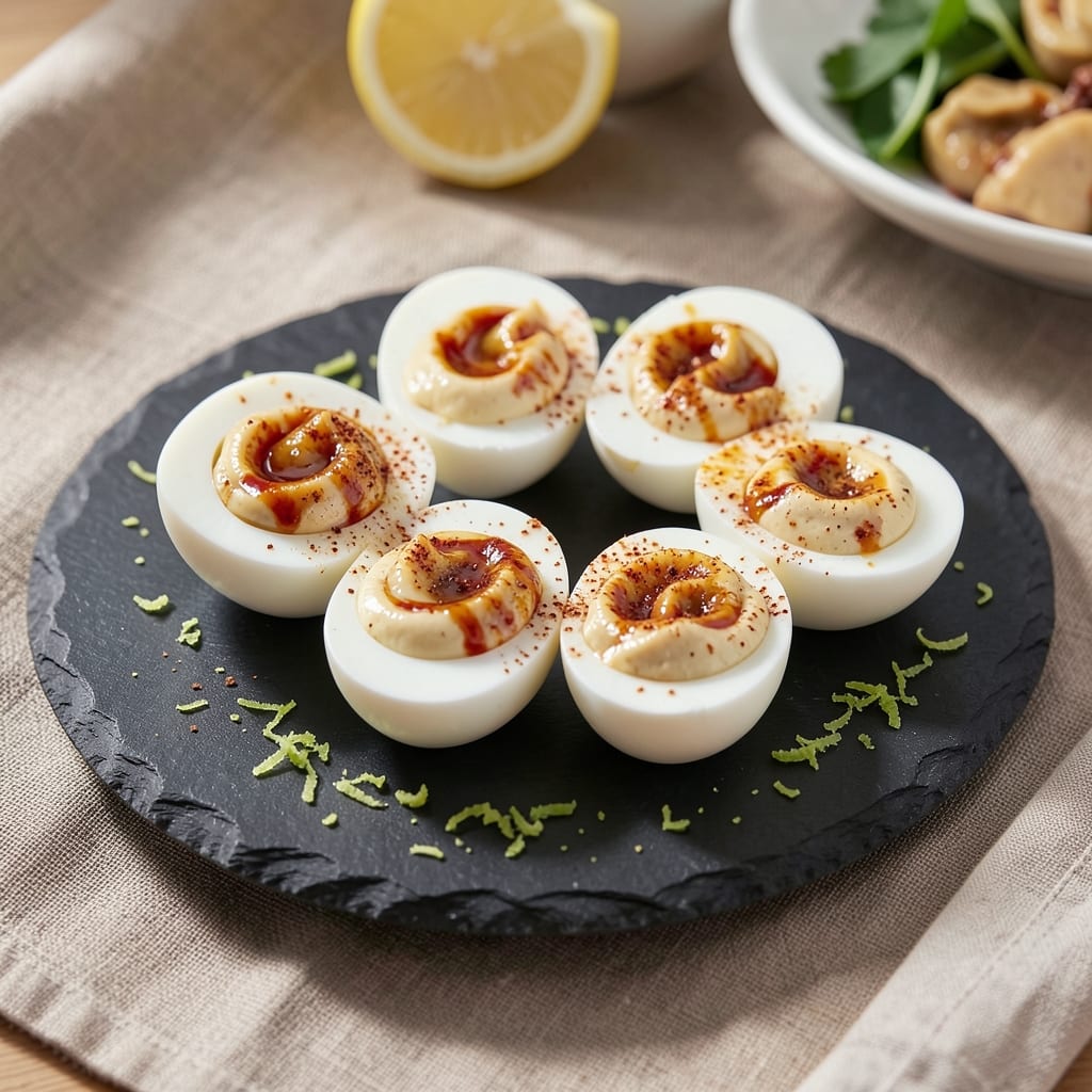 Dviled Egg Recipe: Crispy Topped, Creamy Yolk Magic
