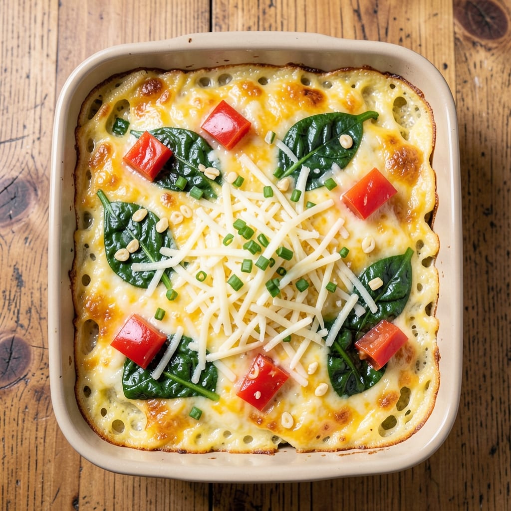 Baked Egg Scramble Casserole Recipe: Fluffy Yolk Clouds With Herbed Crust