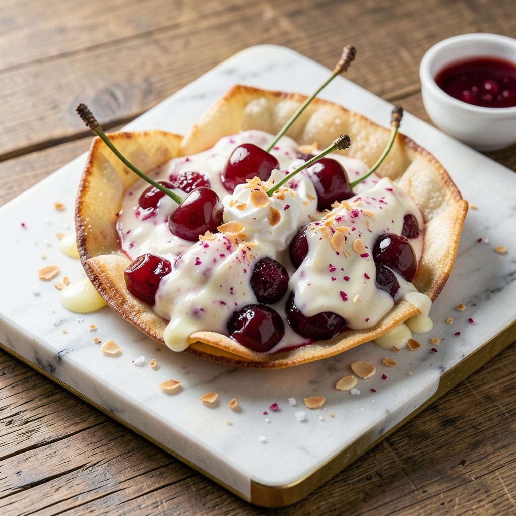 Cherry Cream Easter Eggs Recipe: Crispy Wonton Cups With Sweet-Tart Yolk Surprise