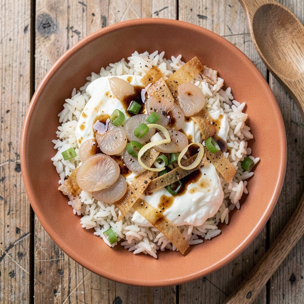 Dried Scallop Egg White Fried Rice Recipe: Crispy Wonton Bites with Silky Scallop Texture