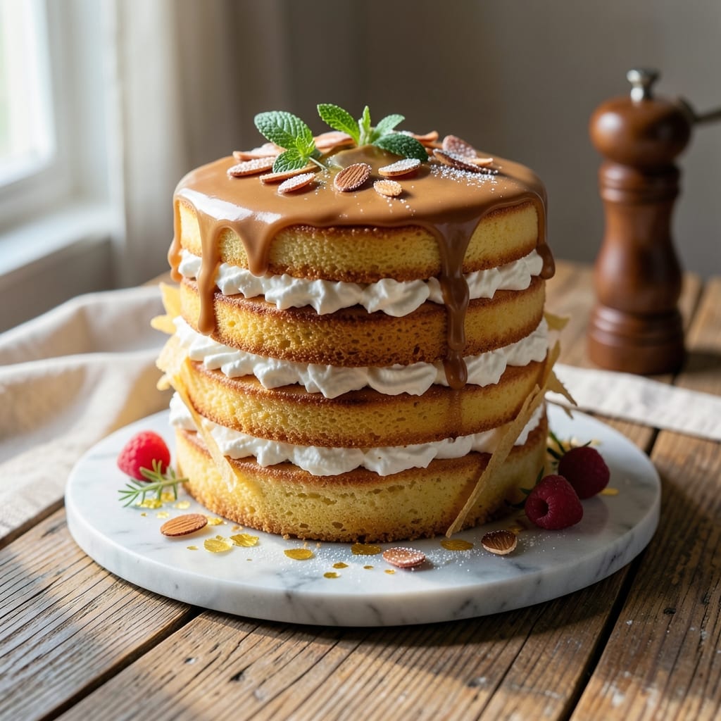 Duck Egg Cake Recipe: Rich Yolk Infusion and Golden Crisp Edges