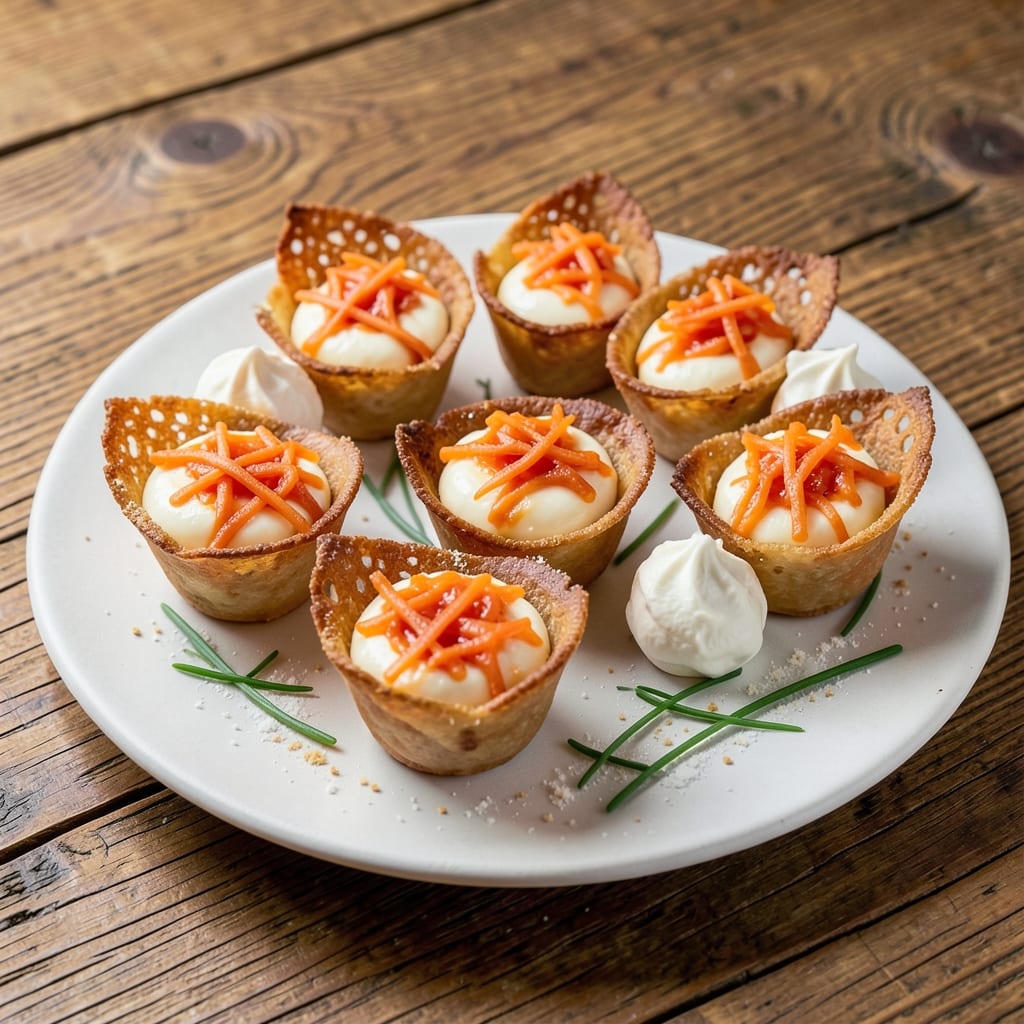 Baby Egg Cups Recipe: Crispy Wonton Shells With Silky Scrambled Centers